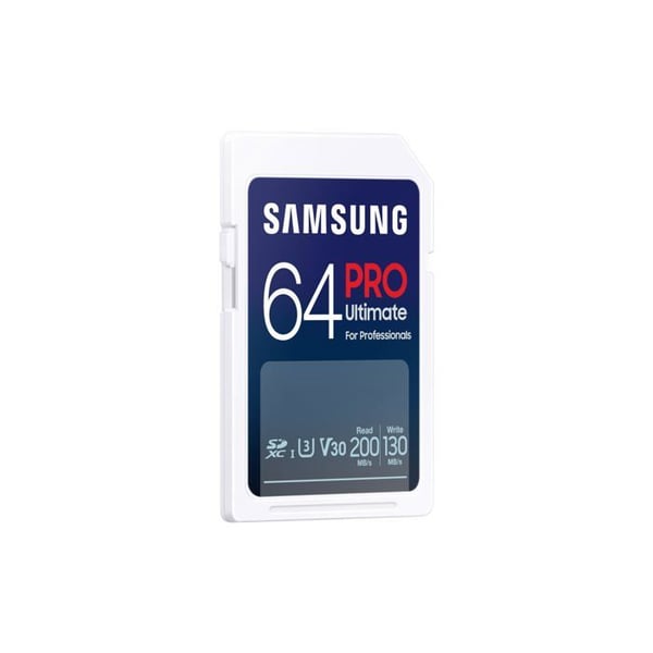SDXC-kort - Samsung - Pro Ultimate - 64 GB - USB-läsare inkluderad - 200 MB/s