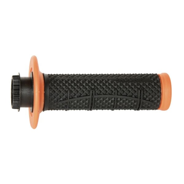REVETMENT HANDTAG PROGRIP MOTOR OFF ROAD 809 ENKEL TÄTHET ORANGE-SVART CLOSED END 115mm (MED LOCK ON - LEVERERAS MED 7 TIPS...