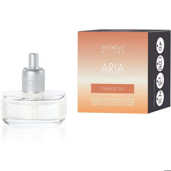 MILLEFIORI PÅFYLLNING LUFTDIFFUSOR ELEKTRISK DOFT ORANGE TEA 20ML DOFTARE HEMACCESSOARER