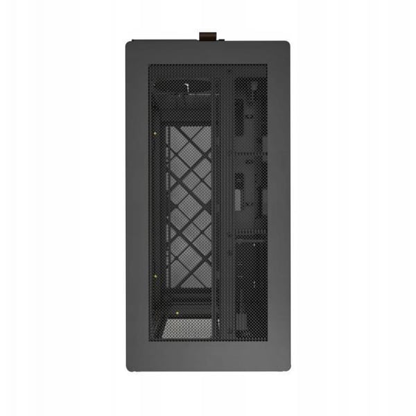 Datorutrustning Montech HS01 PC-chassi, miditorn, ATX, aRGB, härdat glas - svart