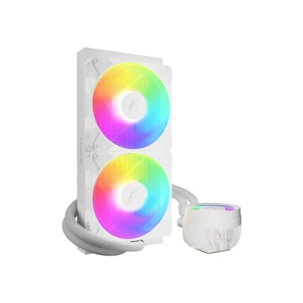 CPU væskekøling - ARCTIC - Liquid Freezer III Pro 280mm - 2 A-RGB blæsere - Stille - Hvid