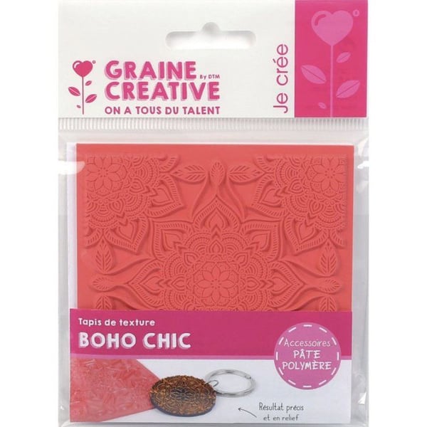 Graine Créative - Texturtapet för Fimo Boho Chic