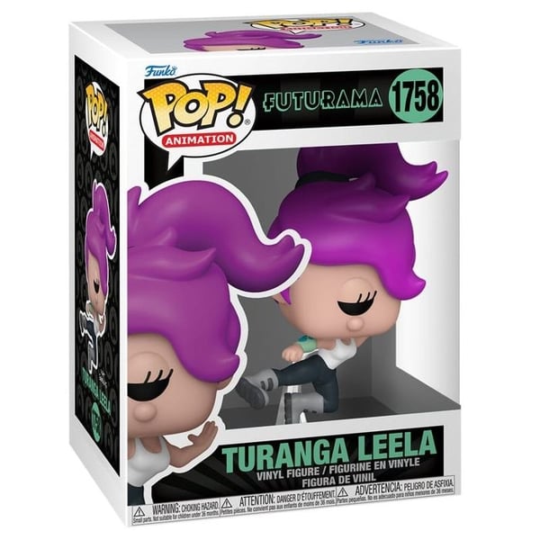 Figur - FUNKO - Leela - Vinyl 9 cm - Licens Futurama - Blandat