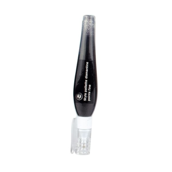 MégaCréa DIY - Precision pen glitter powder black 10 g
