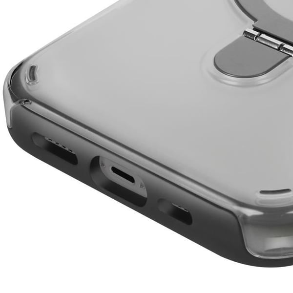 Coque MagSafe för iPhone 13 Pro Max Stöttålig med Fällbart Stöd Svart