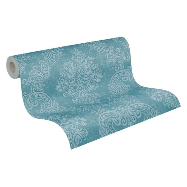 Non-woven tapeter - blå - barock - Mönstrade tapeter - Pure Elegance - A.S