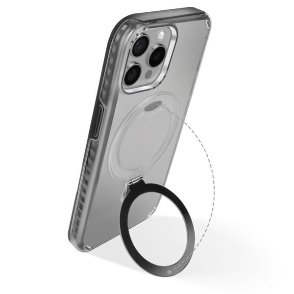 Coque MagSafe för iPhone 13 Pro Max Stöttålig med Fällbart Stöd Svart