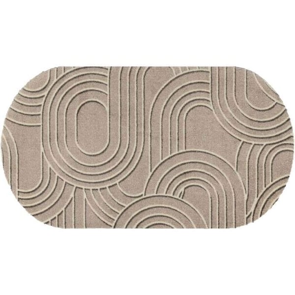 Paillasson Sand Twist Tvättbar renhållningsmatta i olika storlekar wash+dry Dekor i speciell form