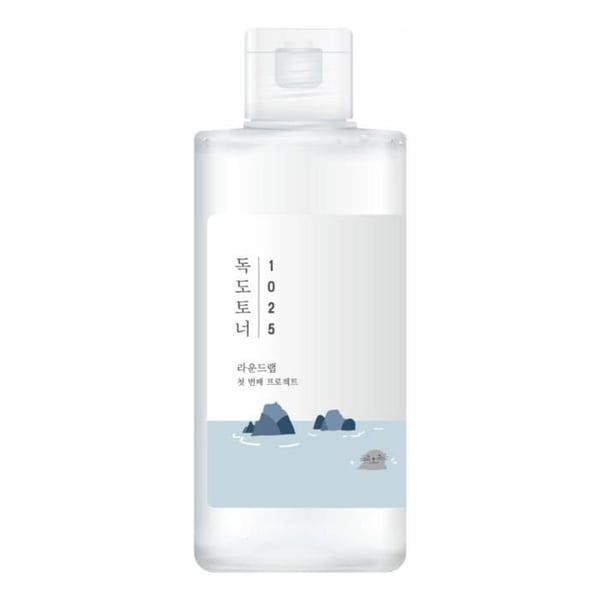 Fugtgivende ansigtstoner - ROUND LAB - 1025 DOKDO - 200ml - Hypoallergen - Alle hudtyper