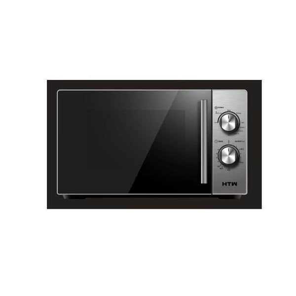 Mikrovågsugn - HTW - 700W - Rostfritt stål - Grill - 700 W