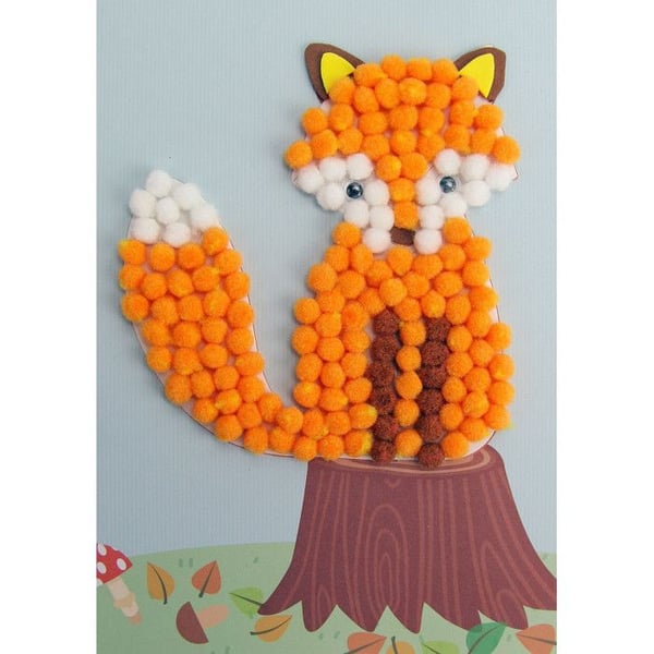Kreativkit - CTOP - Räv - 15 x 21 cm - Flerfärgad - Från 6 år