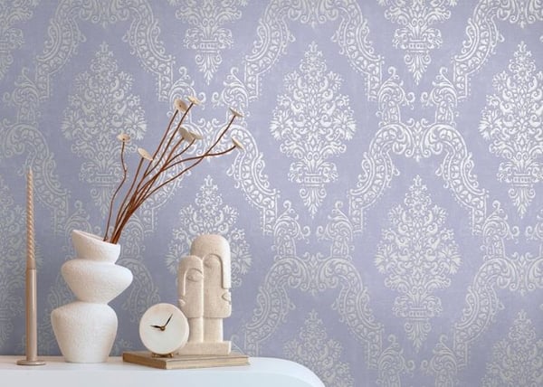 Non-woven tapeter - lila - barock - Mönstrade tapeter - Pure Elegance - A.S