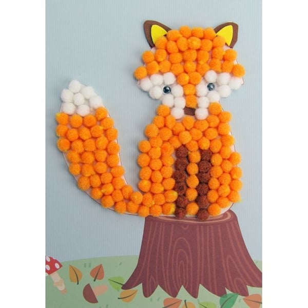 Kreativkit - CTOP - Räv - 15 x 21 cm - Flerfärgad - Från 6 år