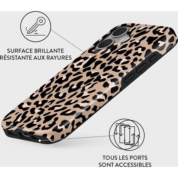 Coque - Burga - iPhone 16 - Mönster Ren Instinkt - Optimal skydd - Elegant