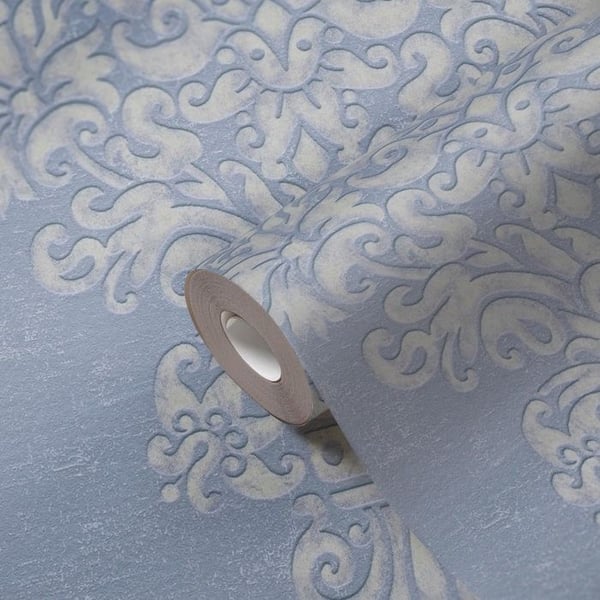 Non-woven tapeter - lila - barock - Mönstrade tapeter - Pure Elegance - A.S