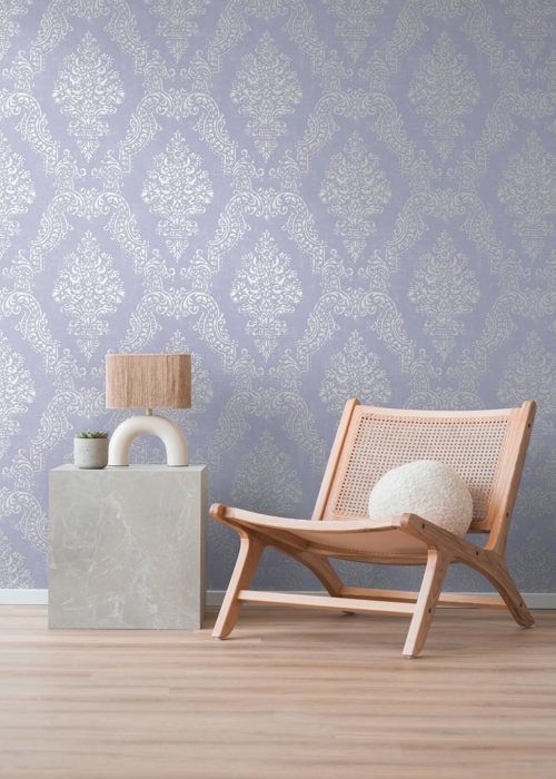 Non-woven tapeter - lila - barock - Mönstrade tapeter - Pure Elegance - A.S