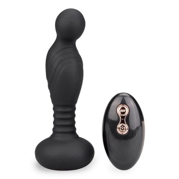 Anal vibrator Prostatastimulerande vibrerande och masserande Harmony - Svart