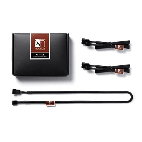 Forlængerkabler til ventilator - NOCTUA - NA-SEC3 - 60 cm - 4-benet stik - Sort