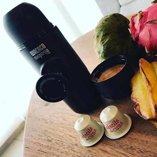 Manuell Kaffeemaskin - CADEAU MAESTRO - Minipresso - Kompatibel med Nespresso - Tryck 19 bar - Svart Manuell Kaffeemaskin - CADEAU MAESTRO - Minipresso - Kompatibel med Nespresso - Tryck 19 bar - Svart