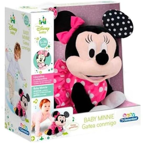 Interaktivt Gosedjur - CLEMENTONI - Baby Minnie - Hjälp med Första Stegen - Siffror - Säker Design