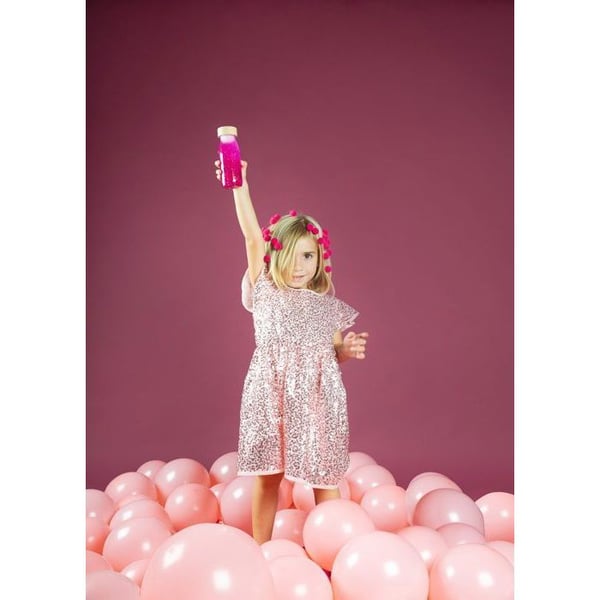 Sensorisk flaske - Petit Boum - PBFPINK - Rosa - 14 cm x 4 cm - Til børn