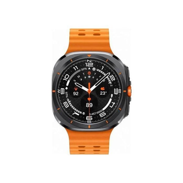 Smartwatch - Samsung - Galaxy Watch Ultra - 47 mm - Titan - Orange Gummiband