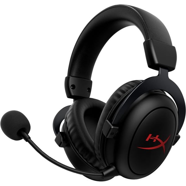 Trådlös headset - HyperX - Cloud II Core - 80 timmars batteritid - DTS rymdljud - Minnesskum komfort