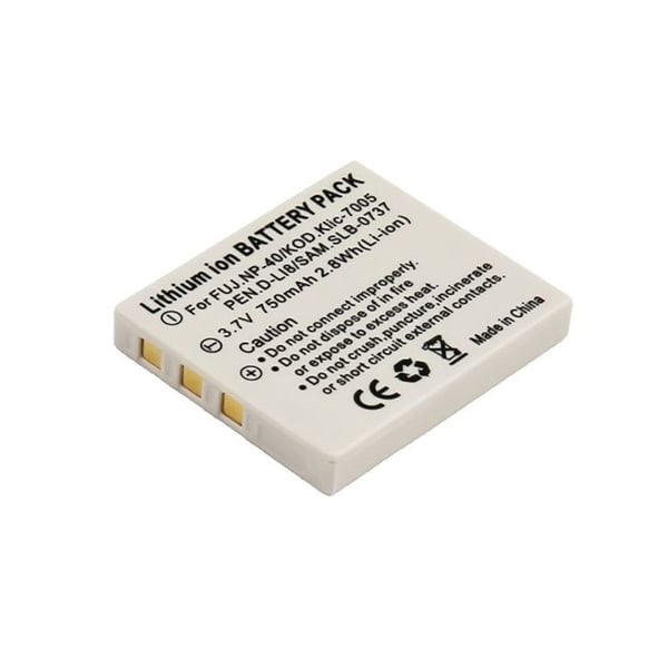 Batteri Li-ion 750mAh Kamera Fujifilm FinePix 3.7V Kompatibel NP-40