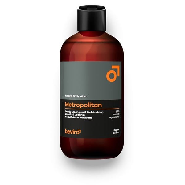 Naturlig duschgel BEVIRO Metropolitan 250 ml