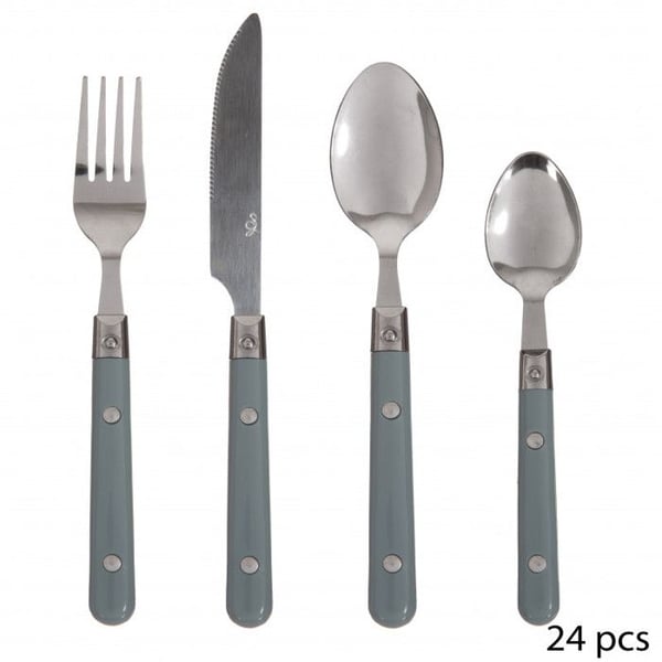 Secret de gourmet 24-delade bestickset "Jasmin" - Grå