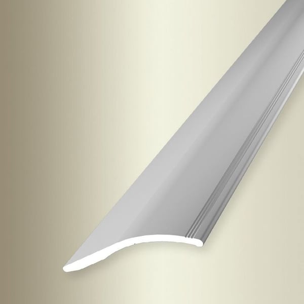 PROVISTON Justerprofil 40 x 0 - 18 x 1000 mm Alu Höjdskillnad Självhäftande Silver