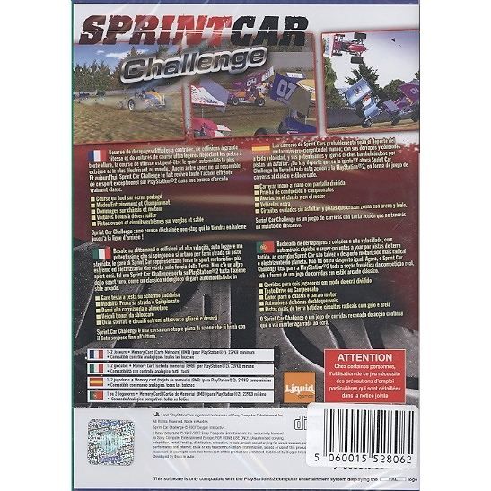 SPRINT CAR CHALLENGE / PS2 KONSOLSPEL