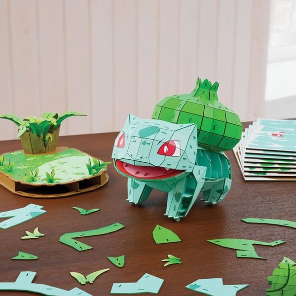 4D Bygg - Pussel 3D - Bulbizarre Pokémon - 195 bitar - 24 cm - från 12 år