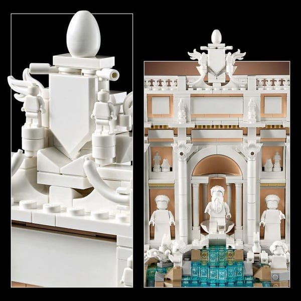 LEGO Architecture 21062 Trevifontænen - Byggekit til voksne om Rom