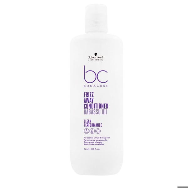 Balm conditioner's - SCHWARZKOPF PROFESSIONAL - Frizz Away - 1000 ml - Lockigt hår - Utan sulfater