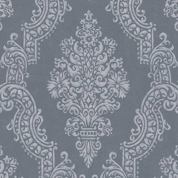 Non-woven tapeter - grå - barock - Mönstrade tapeter - Pure Elegance - A.S