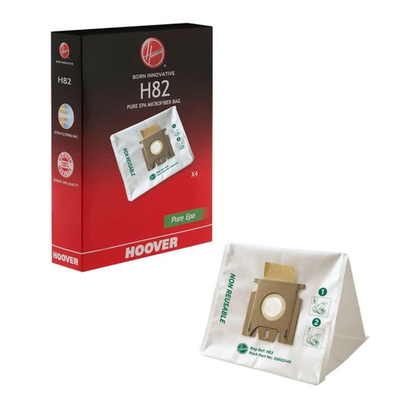 Mikrofiberpåsar 4 st H82 35602146 för Dammsugare, POWER CAPSULE HOOVER