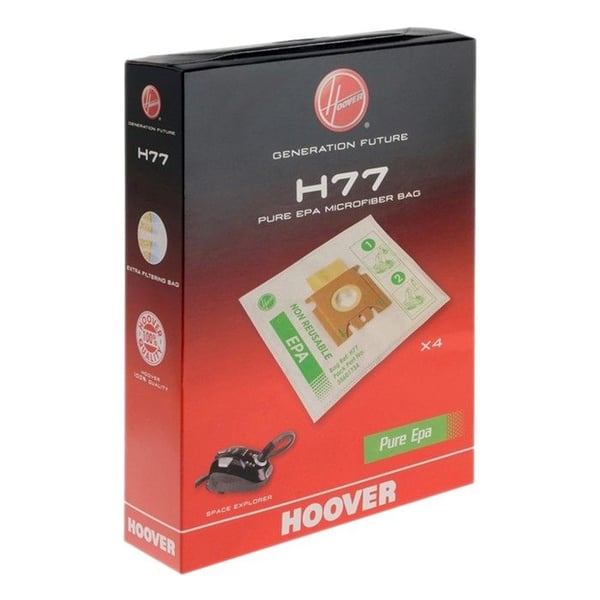 Box med 4 mikrofiberpåsar H77 - Dammsugare - HOOVER (31474) Box med 4 mikrofiberpåsar H77 - Dammsugare - HOOVER (31474)