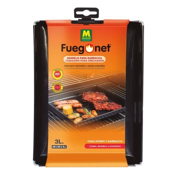 Grillbricka - Återanvändbar 3L - Ekologisk - Lätt att rengöra - Aluminium