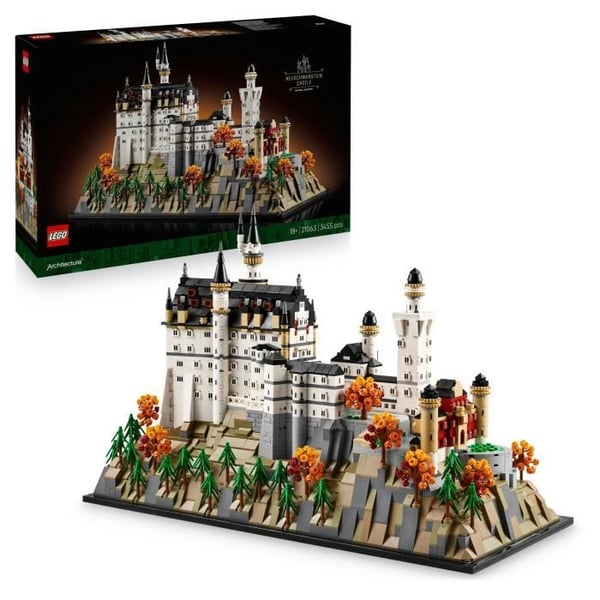LEGO Architecture 21063 Neuschwanstein-slottet - Byggset för vuxna