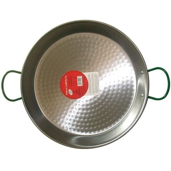 Paellafat i polerat stål - D: 34 cm