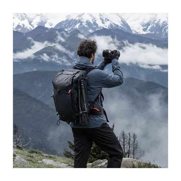 Rygsæk - PGYTECH - OnePro Focux 35L - Sort Space black - Ergonomisk - Vandafvisende