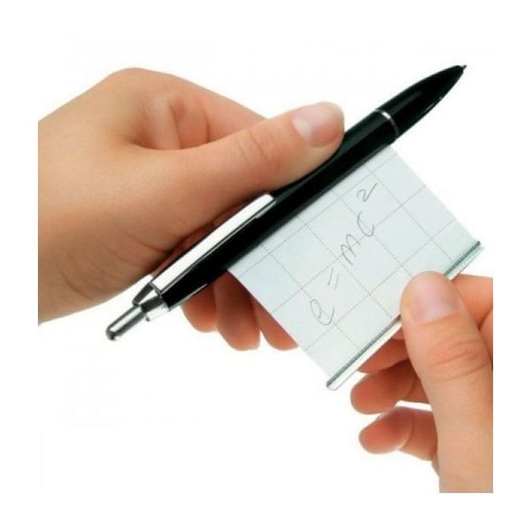 Stylo triche - Original - Röd rullande banner - 16 cm - Dölj blocknotet - Plastik