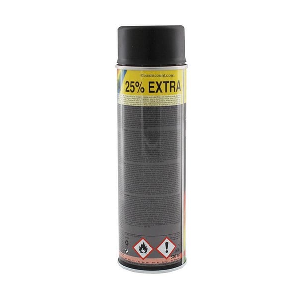 Sprayfärg Motip Matt svart 500ml M04006 auto för motorcykel skoter