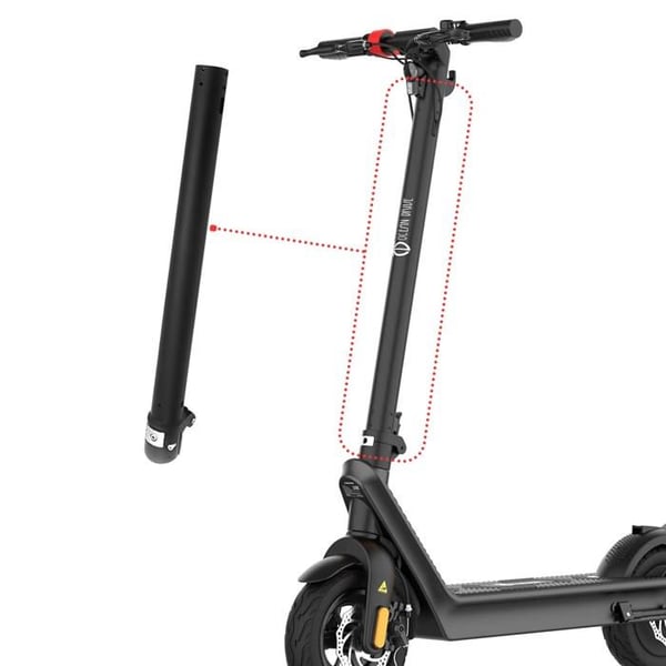 Fällbar Potens för Aovo X9, HX X9, Aerium HX9 / HX850, Smartkick X9 Svart