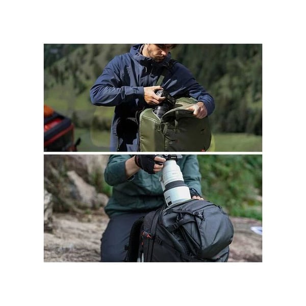 Rygsæk - PGYTECH - OnePro Focux 35L - Sort Space black - Ergonomisk - Vandafvisende