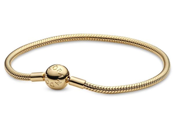 Armband - PANDORA - 568748C00-20 - Ormslinga - Glänsande guld - 20 cm
