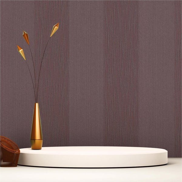 Tapet Randiga M1-No.3801 Lila Metalliserad Randiga i Block Struktur