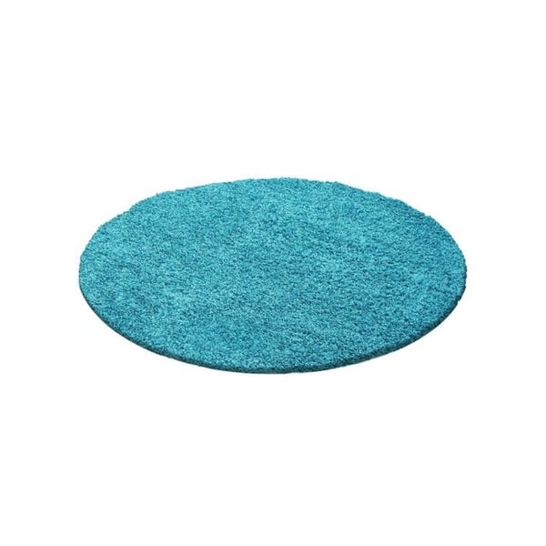 Mjuk och fluffig Shaggy matta 30 mm för vardagsrum och sovrum (Dimension: 80x250 cm - Färg: Turkos)