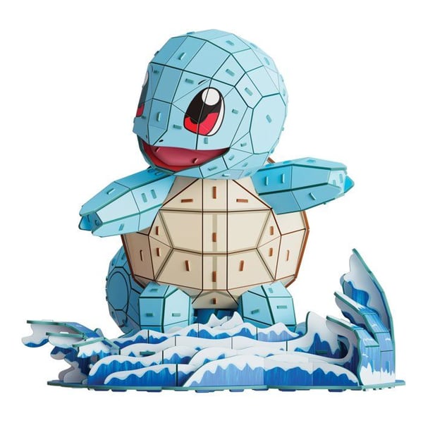 4D Bygg - Pussel 3D - Carapuce Pokémon - 180 bitar - 24cm - från 12 år